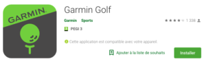 fandegolf.fr - garmin golf playstore